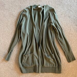 GAP Olive Green Women's Cardigan Sweater